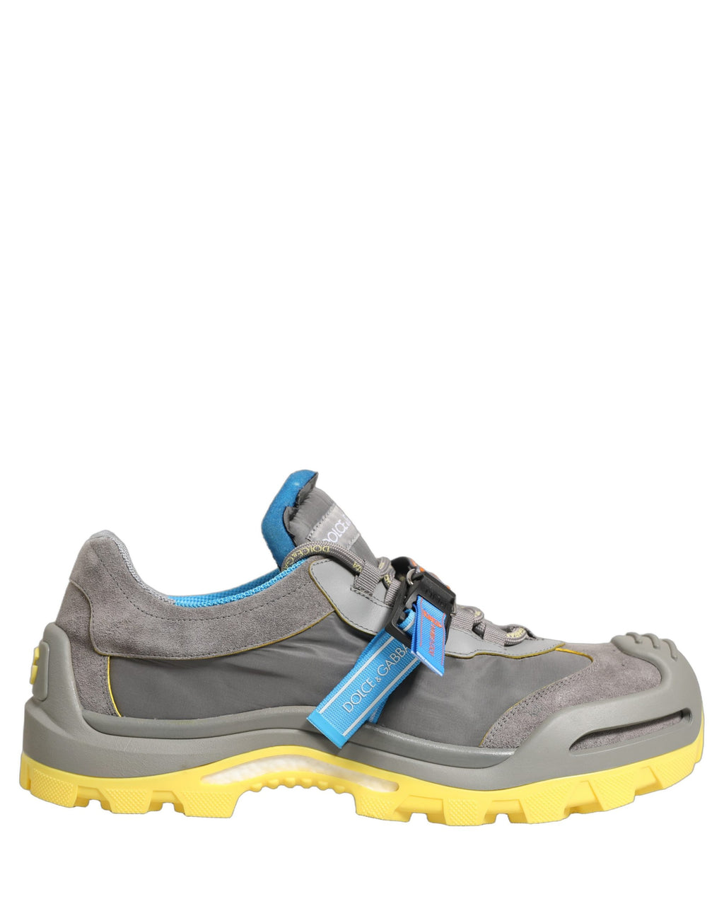 Dolce & Gabbana Gray Airmaster Panelled Low Top Men Sneakers Shoes Dolce & Gabbana