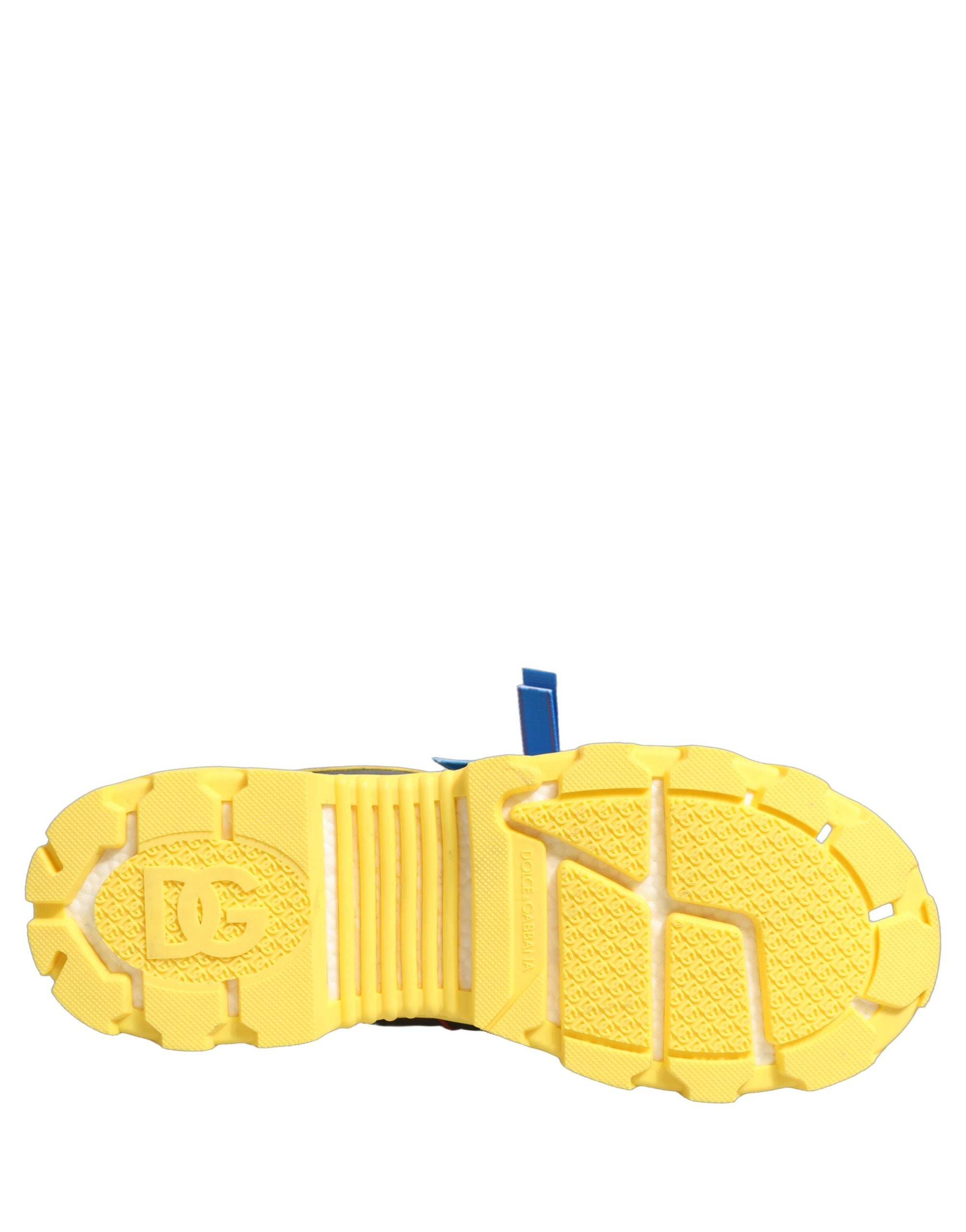 Dolce & Gabbana Gray Airmaster Panelled Low Top Men Sneakers Shoes Dolce & Gabbana
