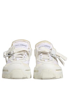 Dolce & Gabbana White Airmaster Panelled Low Top Men Sneakers Shoes Dolce & Gabbana