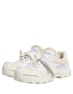 Dolce & Gabbana White Airmaster Panelled Low Top Men Sneakers Shoes Dolce & Gabbana