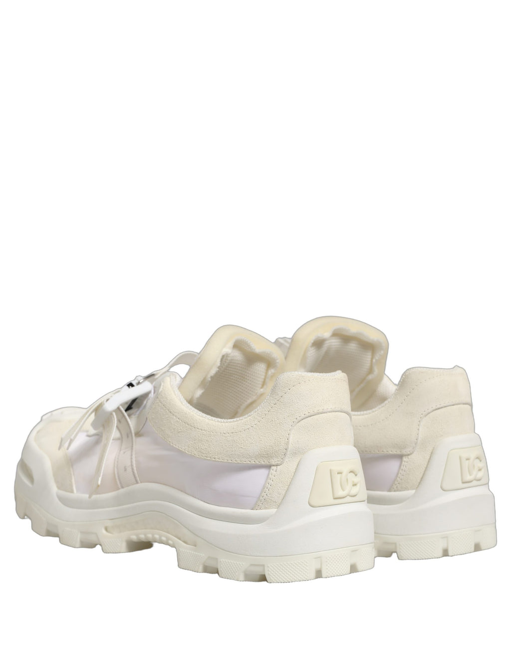 Dolce & Gabbana White Airmaster Panelled Low Top Men Sneakers Shoes Dolce & Gabbana