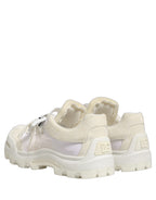 Dolce & Gabbana White Airmaster Panelled Low Top Men Sneakers Shoes Dolce & Gabbana