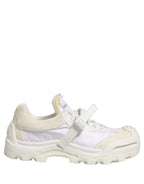 Dolce & Gabbana White Airmaster Panelled Low Top Men Sneakers Shoes Dolce & Gabbana