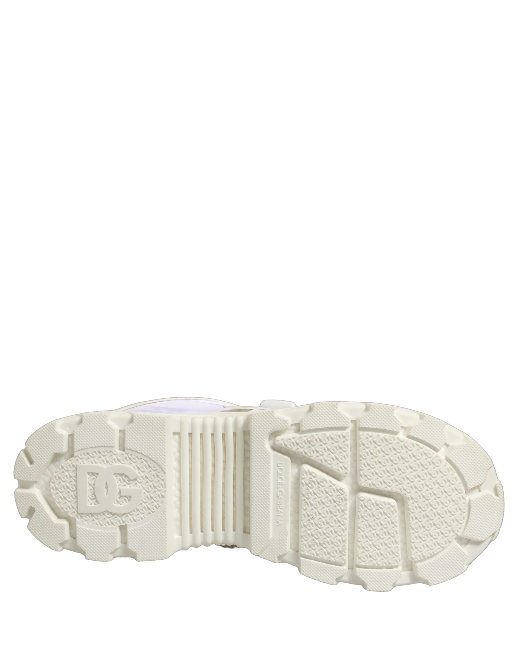 Dolce & Gabbana White Airmaster Panelled Low Top Men Sneakers Shoes Dolce & Gabbana