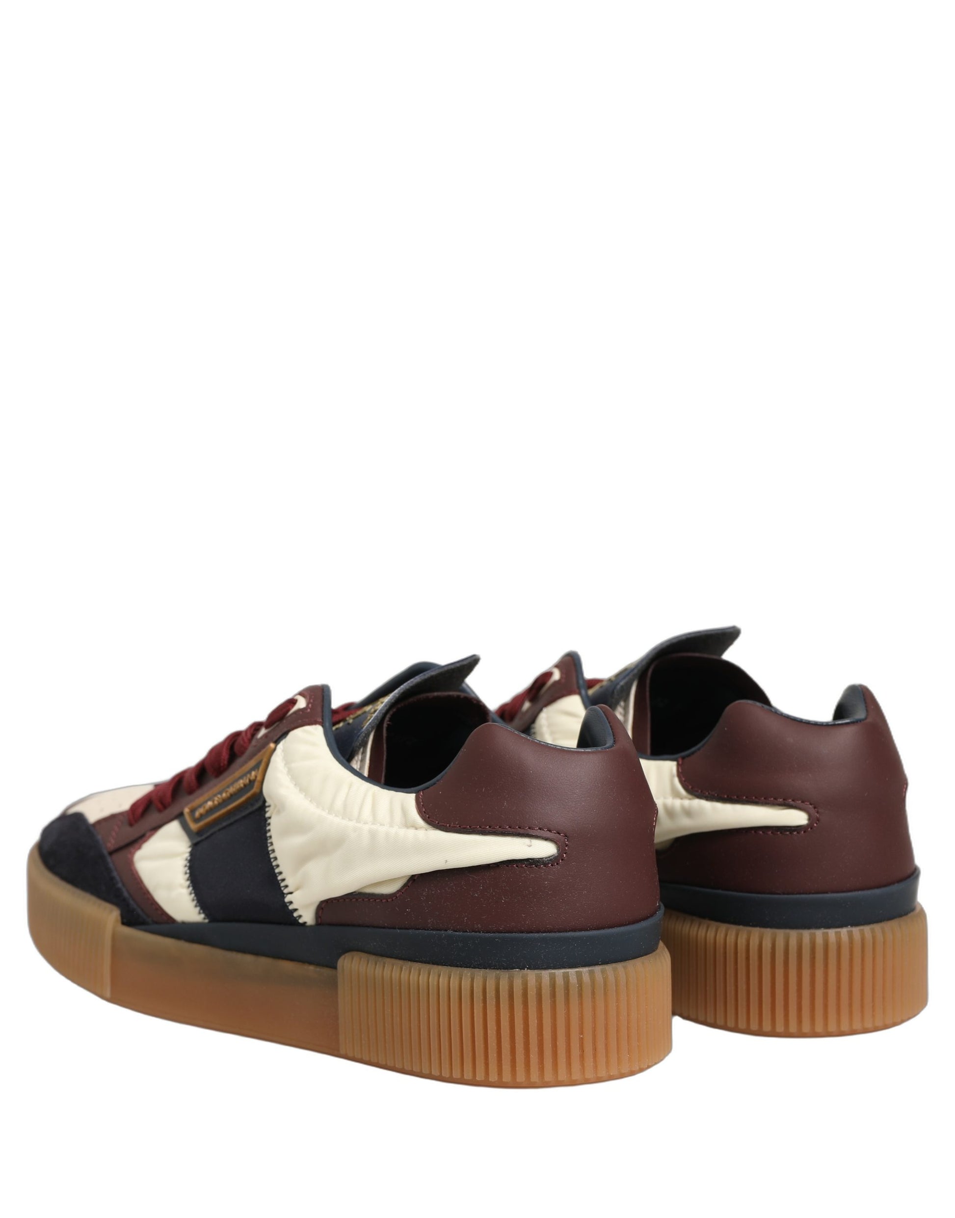Dolce & Gabbana Multicolor Leather MIAMI Low Top Men Sneakers Shoes Dolce & Gabbana