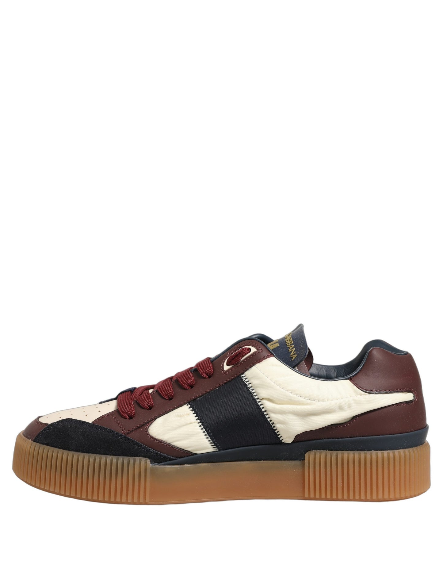 Dolce & Gabbana Multicolor Leather MIAMI Low Top Men Sneakers Shoes Dolce & Gabbana