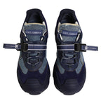 Dolce & Gabbana Blue Airmaster Panelled Low Top Denim Sneakers Shoes Dolce & Gabbana