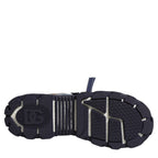 Dolce & Gabbana Blue Airmaster Panelled Low Top Denim Sneakers Shoes Dolce & Gabbana
