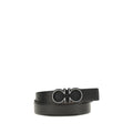 Ferragamo Blue Calf Leather Bos Taurus Regular Belt Ferragamo