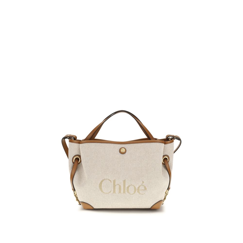 Chloé Beige Fabric Handbag Chloé