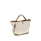 Chloé Beige Fabric Shoulder Bag Chloé