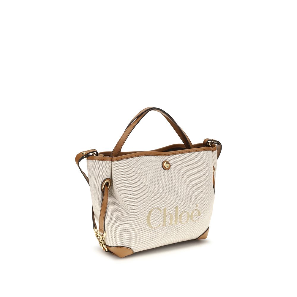 Chloé Beige Fabric Handbag Chloé
