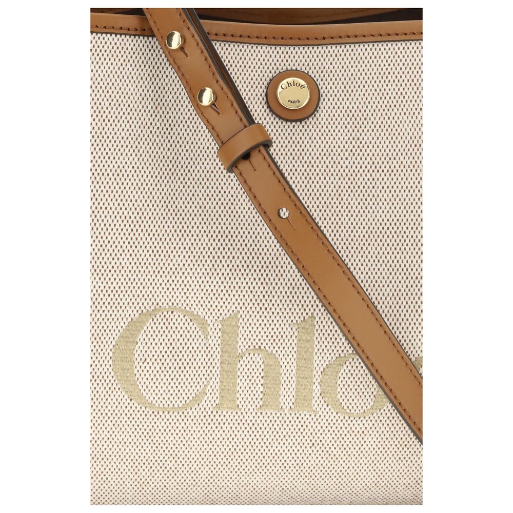 Chloé Beige Fabric Shoulder Bag Chloé