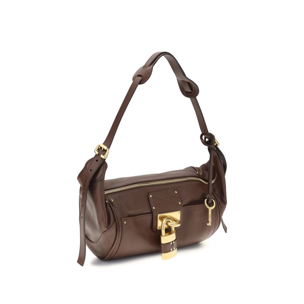 Chloé Brown Calf Leather Bos Taurus Shoulder Bag Chloé