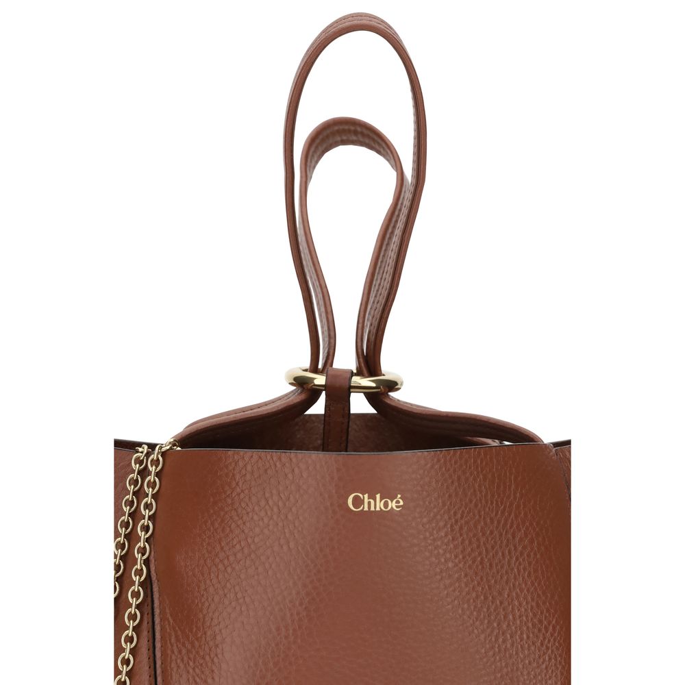 Chloé Brown Calf Leather Bos Taurus Shoulder Bag Chloé