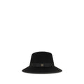 Valentino Garavani Black Cotton Fedora Valentino Garavani