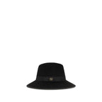 Valentino Garavani Black Cotton Fedora Valentino Garavani