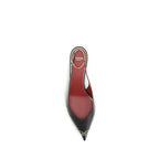 Valentino Garavani Black Calf Leather Bos Taurus High Heel Pumps Valentino Garavani