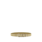 Valentino Garavani Beige Suede Leather Regular Belt Valentino Garavani