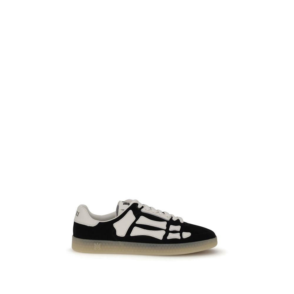 Amiri Black Calf Leather Bos Taurus Athletic Sneakers Amiri
