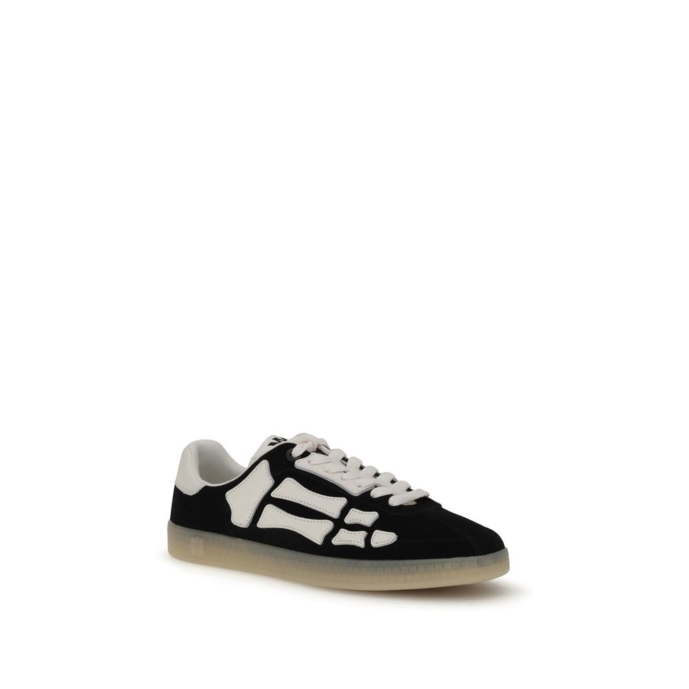 Amiri Black Calf Leather Bos Taurus Athletic Sneakers Amiri
