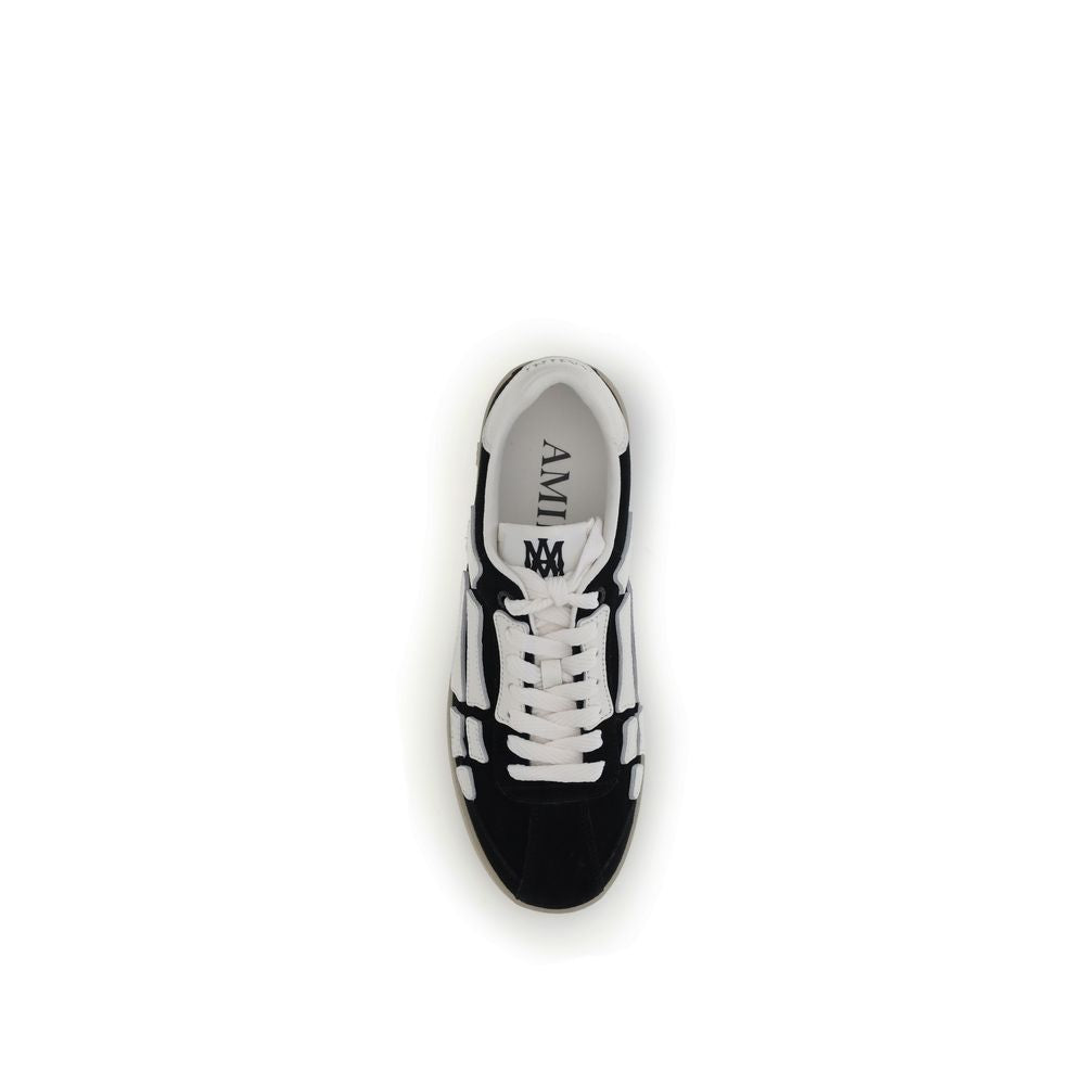 Amiri Black Calf Leather Bos Taurus Athletic Sneakers Amiri