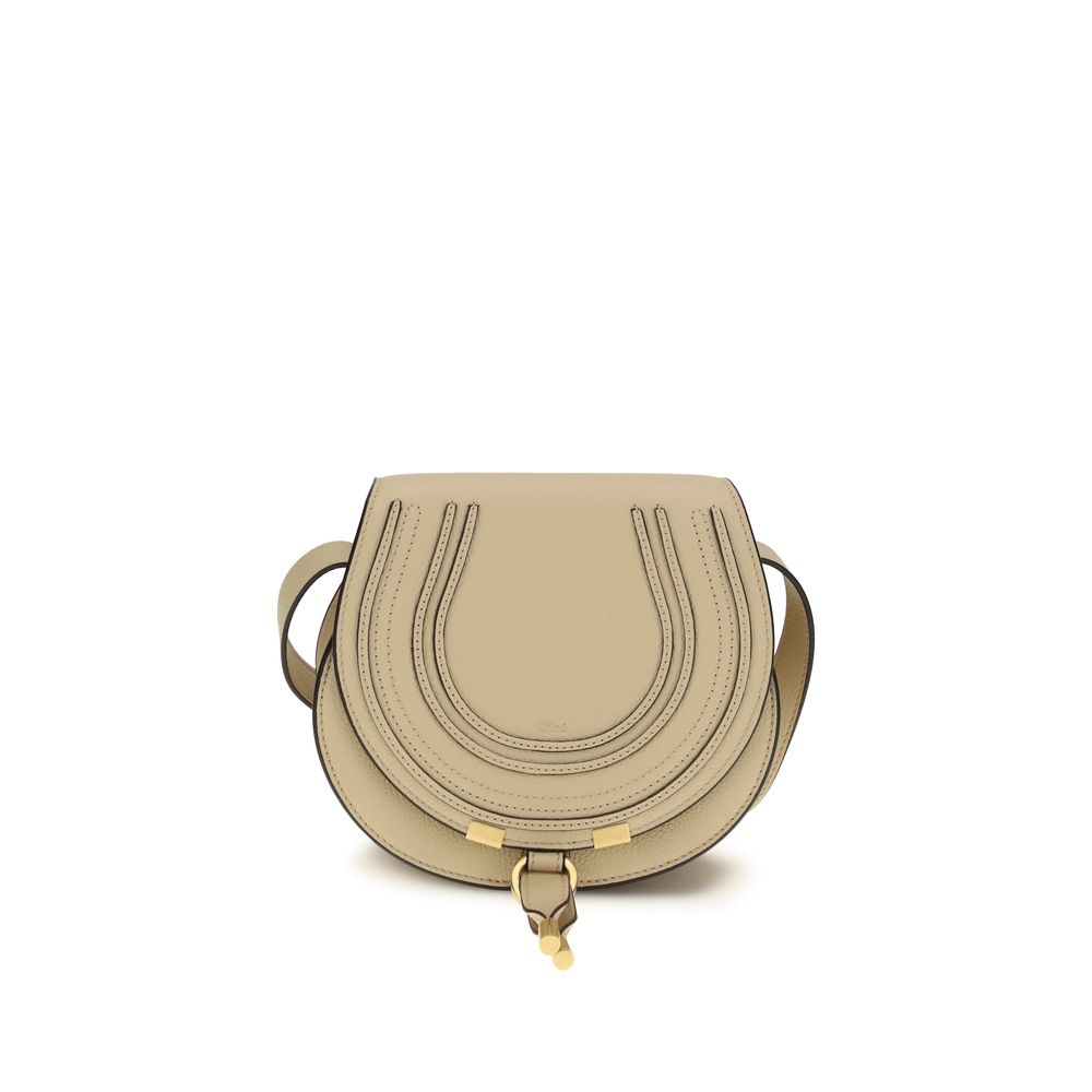 Chloé Beige Calf Leather Bos Taurus Shoulder Bag Chloé