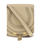 Chloé Beige Calf Leather Bos Taurus Shoulder Bag Chloé