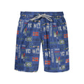 Norway 1963 Blue Polyester Men's Swimwear Norway 1963