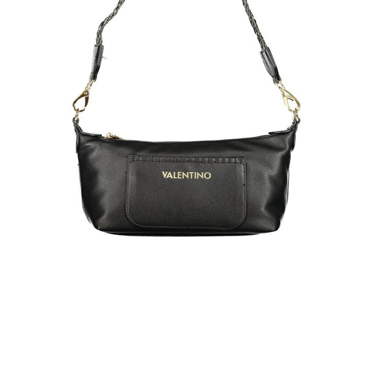 Mario Valentino Nero Polyurethane Women's Bag with Adjustable Shoulder Strap Mario Valentino