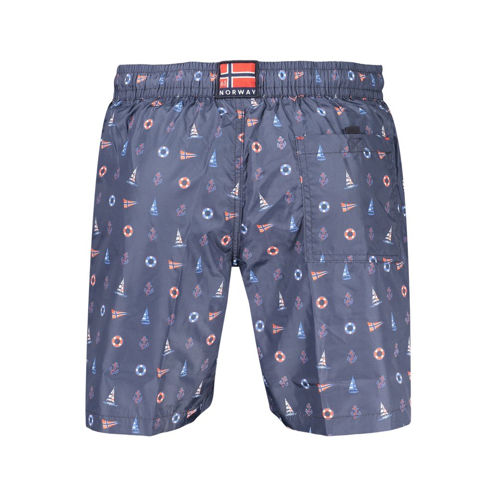 Norway 1963 Blue Polyester Men's Swim Shorts Norway 1963