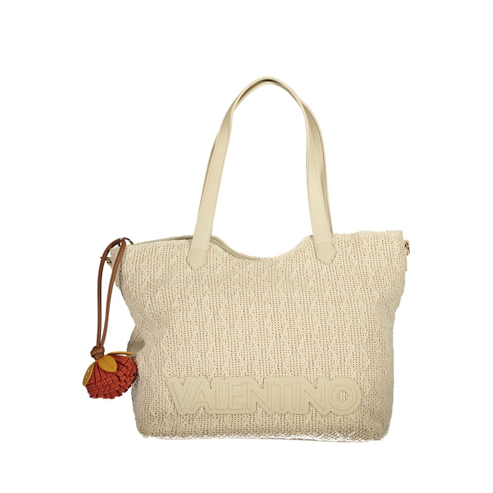 Mario Valentino Beige Polyethylene Women's Bag Mario Valentino