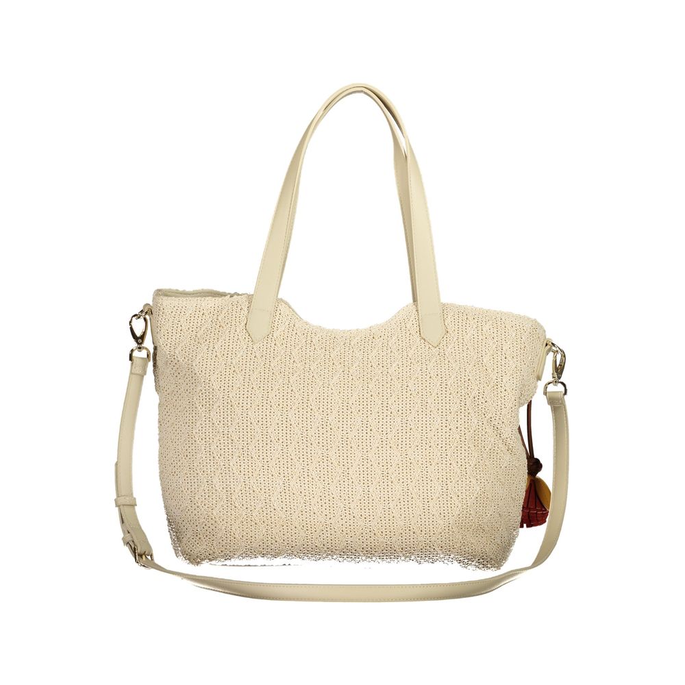 Mario Valentino Beige Polyethylene Women's Bag Mario Valentino