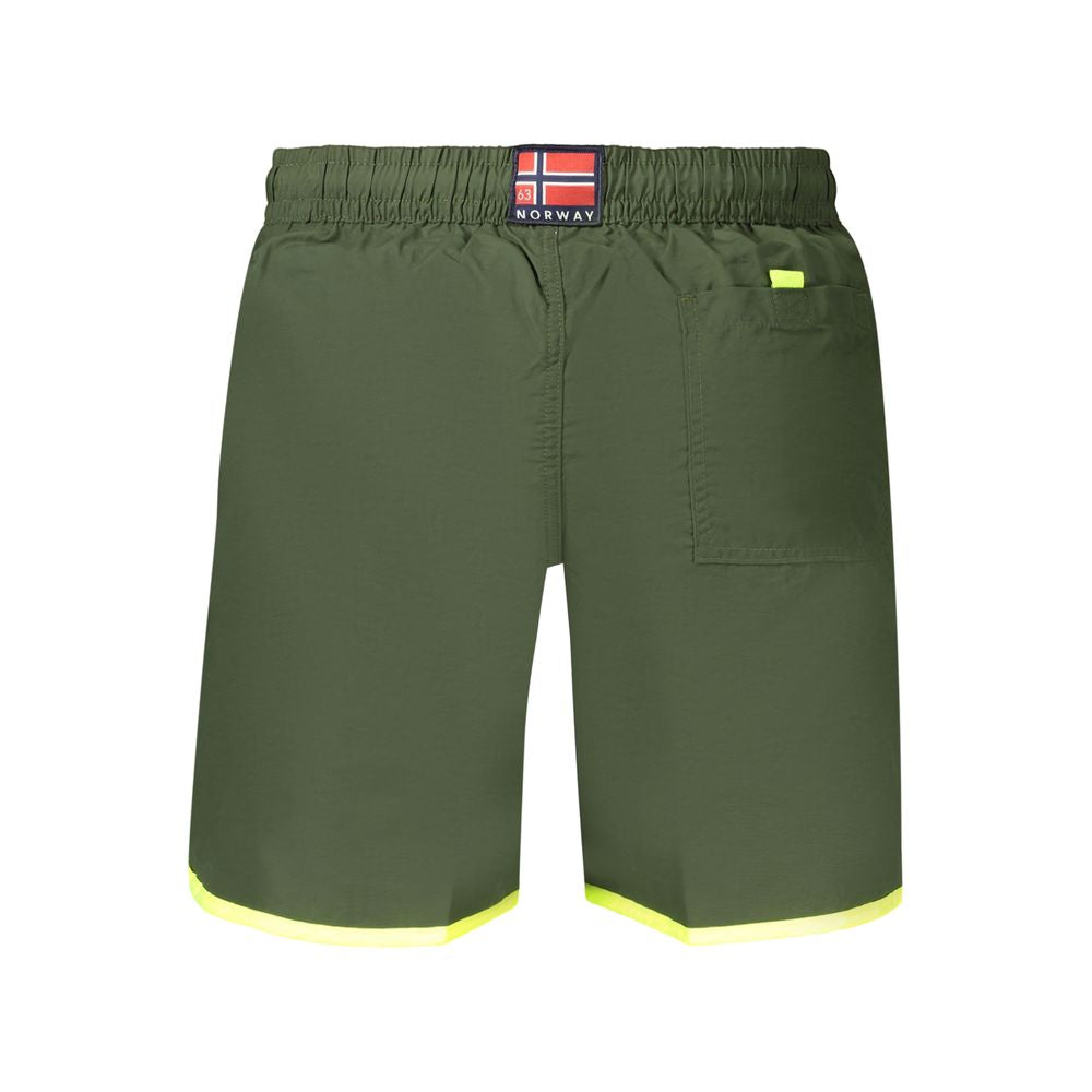 Norway 1963 Green Polyamide Men's Shorts Norway 1963