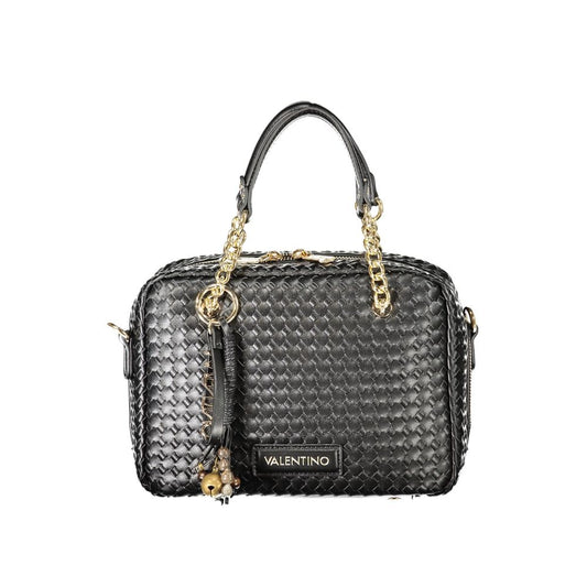 Mario Valentino Black Polyurethane Women's Bag Mario Valentino