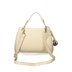Mario Valentino Beige Polyurethane Women's Bag - Eljoys Fashion 