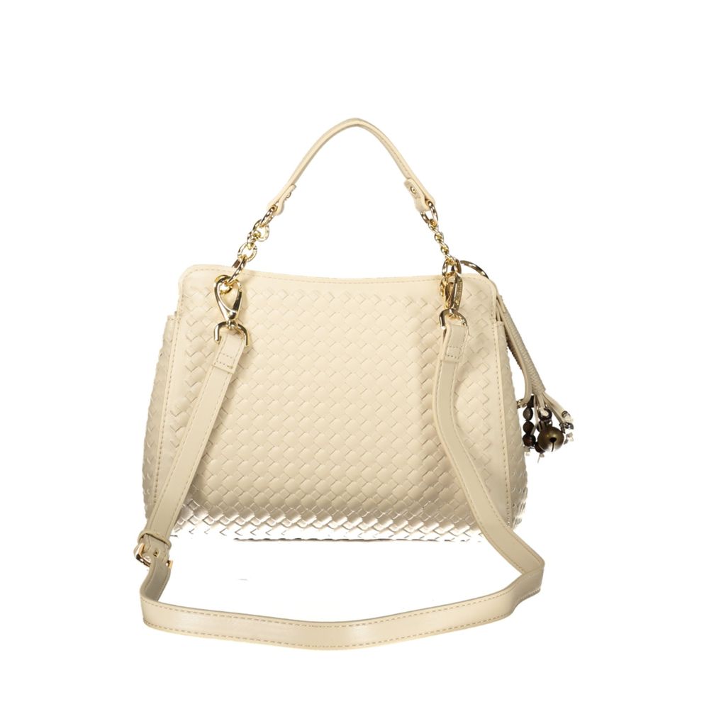 Mario Valentino Beige Polyurethane Women's Bag - Eljoys Fashion 