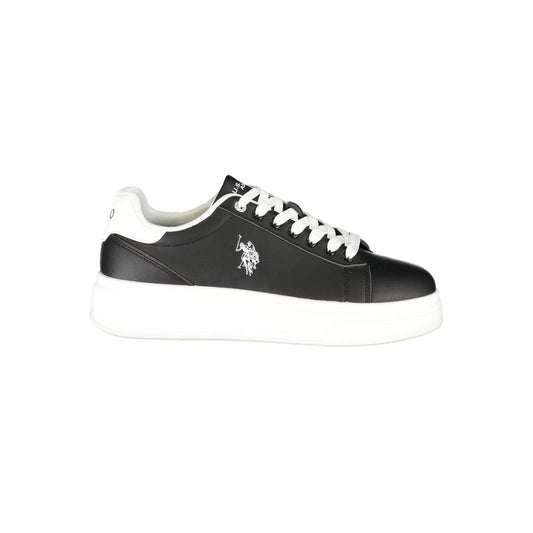 U.S. POLO ASSN. Black Polyurethane Men's Sneaker U.S. POLO ASSN.