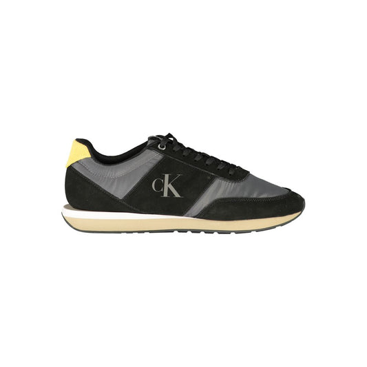 Calvin Klein Black Polyester Men's Sneaker Calvin Klein