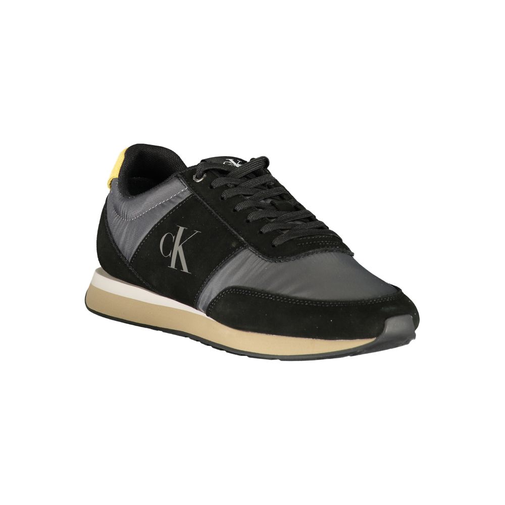 Calvin Klein Black Polyester Men's Sneaker Calvin Klein