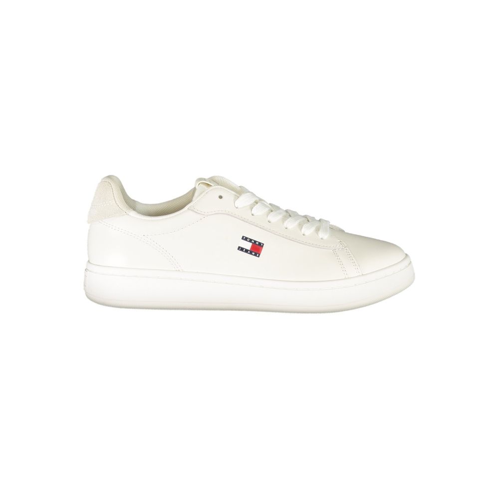 Tommy Hilfiger Bianco Polyurethane Women's Sneaker Tommy Hilfiger