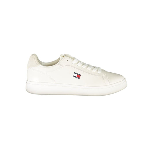Tommy Hilfiger Bianco Polyurethane Women's Sneaker Tommy Hilfiger