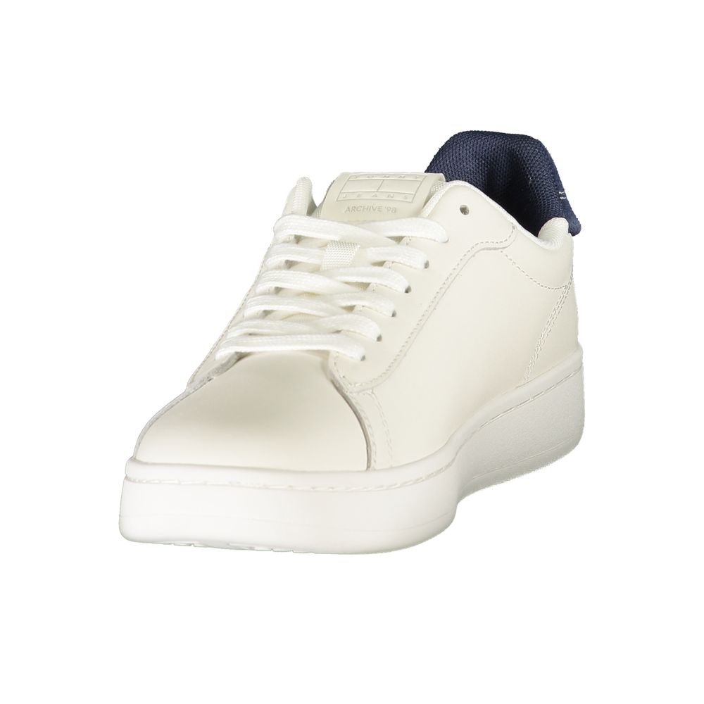 Tommy Hilfiger Bianco Polyurethane Women's Sneaker Tommy Hilfiger