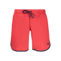 Norway 1963 Rosso Polyamide Men's Swim Shorts Norway 1963