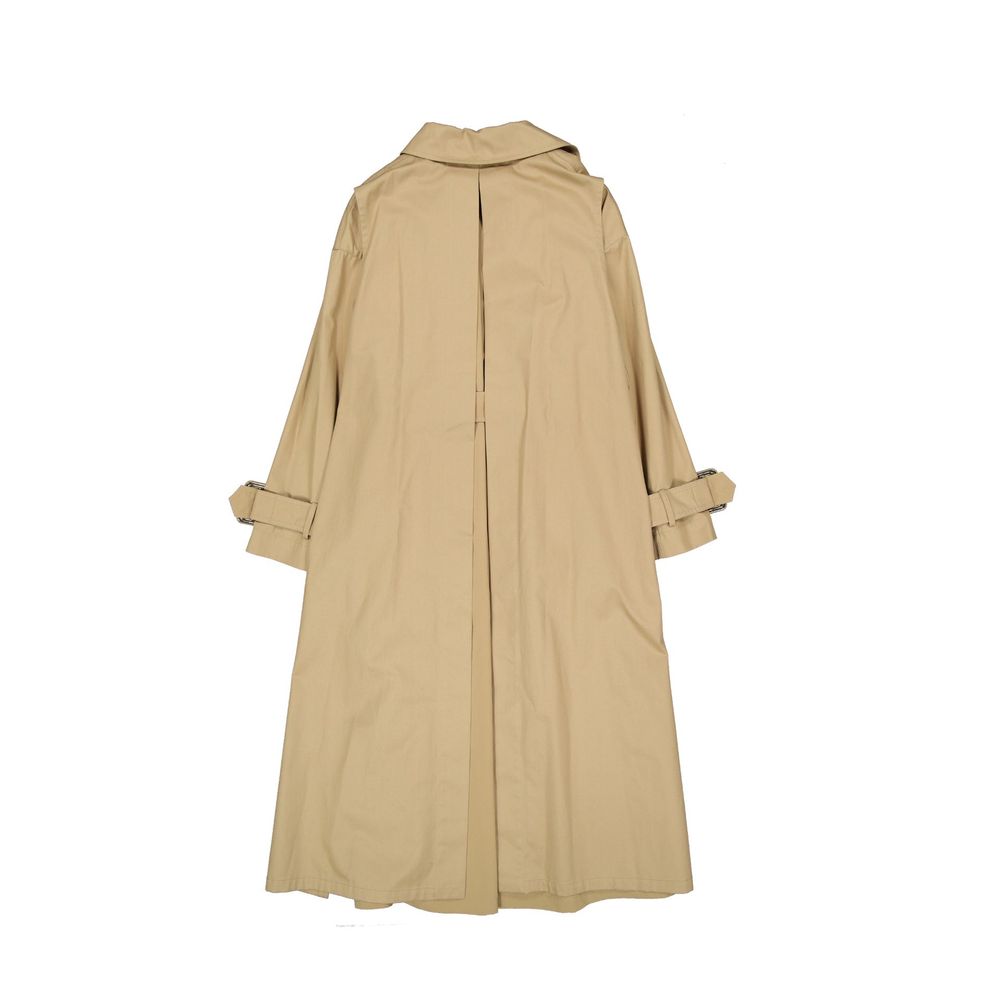 Herno Brown Cotton Coat Herno