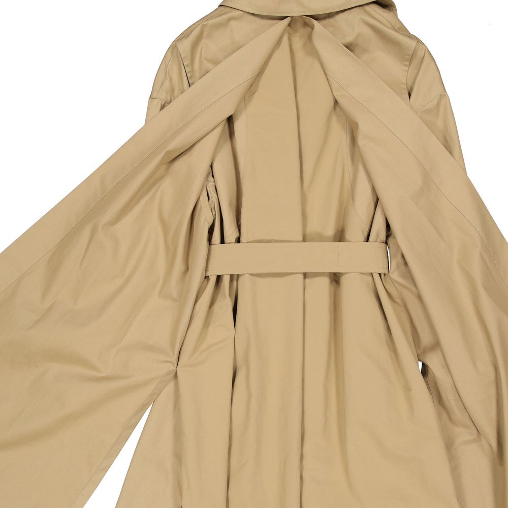 Herno Brown Cotton Coat Herno