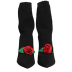 Dolce & Gabbana Black Stiletto Heels Mid Calf Boots Shoes