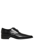 Dolce & Gabbana Black Leather Lace Up Derby Dress Shoes