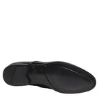 Dolce & Gabbana Black Leather Lace Up Derby Dress Shoes
