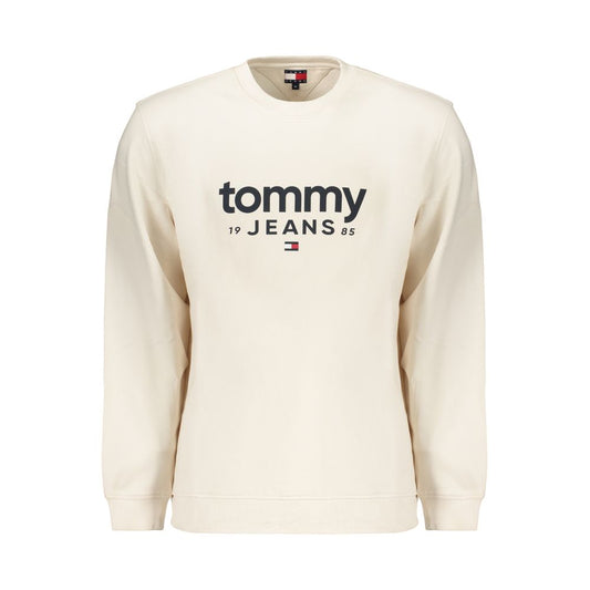 Tommy Hilfiger White Cotton Men's Sweatshirt Tommy Hilfiger